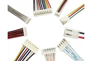 Custom JST 2.0 PH 2Pin Flat Coax Cable Braid Shielded Wire Harness for DVD for Medical Equipment & Home Appliances