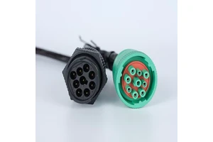 OEM/ODM Custom 9Pin J1939 Molex Connector Cable Assembly PVC Insulated Automotive Wire Harness Bracket for OBD Diagnostic Tool