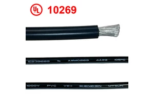 UL10269 Large Transformer Wire 105C 1 2 4 6AWG New Energy Vehicle Energy Storage 1000VAC PVC Jacket Electronic Cable