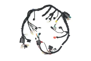 Custom Motorcycle Horn Engine & Vehicle Wiring Harness PVC Copper Core ISO/TS16949 for