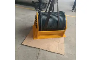 Factory Customization Brand New Cable Pulling Double Drum Drilling Winch Used For Rotary Drilling Rig Kelly Bar