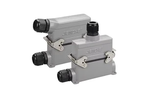JianCha Hot Selling HDC-HE024 Aluminum Shell Male Female Heavy Duty Industrial Power Cable Connectors