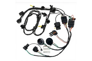 Factory Direct Complete PVC Insulated Car Wiring Harness for Headlight & Tail Light Safe Driving Automobile Cable Assembly