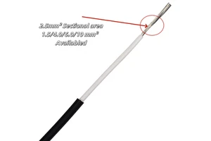 TUV Certified ST Cable H1Z2Z2-K PV1-F Photovoltaic Solar Energy Cable Distribution System 1*2.5MM Wires 0.6/1KV Rated Voltage