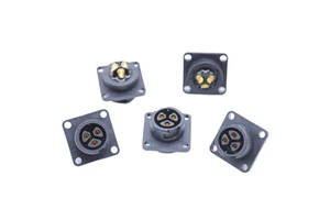 M14 Panel IP65 Auto Connector 3-Pin Waterproof High-Temperature Resistant Wiring Harness for Light