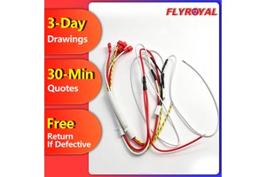Custom High-Temperature Wiring Harness Factory Assembly Cable for Electronic Devices Made with PVC Insulation