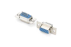 KinKuo B04-0154X1AN-01 D-SUB HDB 15 Pin Female Connector VGA Solder Type for Cable