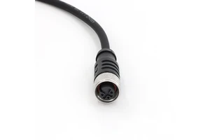 KRONZ Pre-assembled Connectors 3 M Cable Female Straight PVC Unshielded Assembly M12 3 Pin Connector with Cable