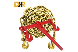 5/16''-3/8'' G70 Transport Chain Stainless Steel Anchor Chain Heavy Duty Lift Chain Binder Ratchet Type Load Binder