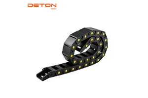 DETON Fully Enclosed Flexible Nylon Cable Drag Chain, Dustproof Cable Carrier Spare Component For All Fiber Laser Equipment
