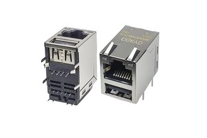 Custom Shielded Earthnet Vertical RJ45 Connector RG45 CAT6 LED Single Port SMT PCB Side Entry Through Hole