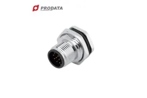 PRODATA M12 8-Pin PCB Dip-Solder IP67 Waterproof Male a Code Wiring Harness Cable Device Connector for Automobile Application