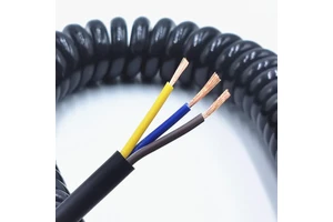 Automotive Trailer Spring High Resistance Copper Core Spiral Wire Connector Cable 12V/24V-300V 3-Pin 0.2-2.5mm Auto Building