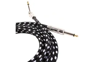 3M 6M 10M Braided Fiber Electric Guitar Cable (Guitar & Bass Use Many Colors)