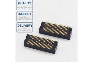 0.5mm Pitch Dual Slot BTB Connector, Mating Height 3.0/4.0/5.0/6.0mm, 22P-100P Board To Board Connector
