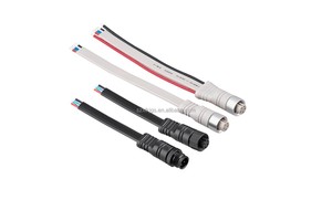 Wholesale IP67 Waterproof M12 Electric Wire Connectors 2-4-5 Pin Female/Male Electrical Cable Connectors 5A Rated Copper Nylon