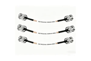 Factory 50 Ohm BNC Male to BNC Male Plug for RG316 Cable Antenna Analyzer Security CCTV Camera CB Radio Low Loss Cable