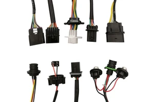 Custom Automobile Headlight Wiring Harness Assembly