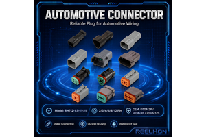 High Quality Deutsch DT04 DT06 Auto Connector 2/3/4/6/8/12Pin Male&Female Waterproof Wire Harness Electric Terminal