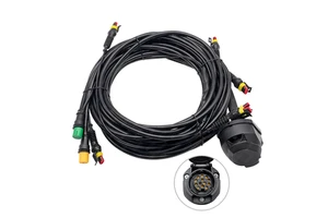 Durable 13 PIN EURO TRAILER SOCKET 12V Car Truck Caravan Accessories Cable