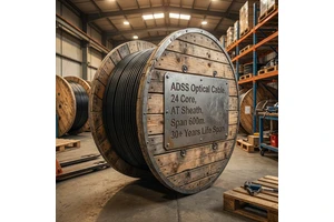 Factory Price Outdoor ADSS Optical Fiber Cable G652D Single Mode FTTH Use 2-48 Core PVC LSZH Jacket 3km/Roll