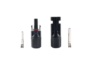 SNPVCC CE IP67 1000V 30A DC Cable Connectors (male and Female) for Solar Panels and Photovoltaic Systems