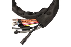 JDD Hot Sales Cable Management Sleeve With Hook & Loop Halogen Free Polyester Multifilament Cable Wrap