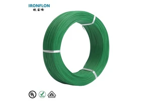 IRONFLON UL Cable 1213 28AWG 0.8mm Electrical Wiring Complete Harness Insulated Copper Power Wire For Heating PTFE Material