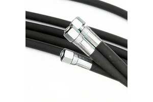 Oil Resistant High Pressure Hydraulic Hose with Cutting Service Black Steel Wire Braided/Wound Rubber Hose