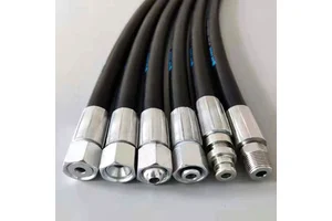 Factory Direct Sales Oil Resistant High-pressure Hydraulic Hose Steel Wire Braided 3/8" 3/4" Coal Mining Hydraulic Pipe