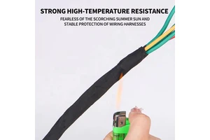 Black Rubber Automotive Engine Fuzzy Cotton Friction Cloth Electrical Insulation Wool Harness Tape