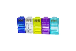 RJ45 Cat5e Utp Connectors Customized Colour High Function Price Ratio Connector
