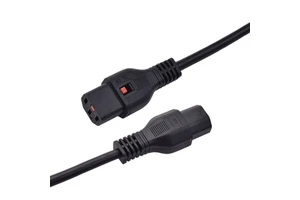 Factory High Quality VDE Certified Custom Power Cord With Safety Latch C19 Plug Tail Wire For Appliance Use