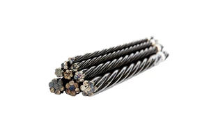 Factory Direct High Strength Prestressed Steel Strand 7-wire Plain High Carbon Steel Cable For Warehouse And Workshop In Stock