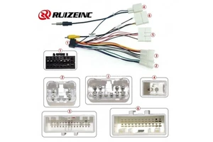 Custom High Temperature Resistance Electrocal Assembly Vehicle Cable Electronic Automotive Cable Industry Wiring Harness