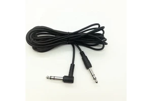 Right Angle 6.35mm Guitar Plug Stereo Jack to 1/4'' 6.35mm TRS Guitar Cable