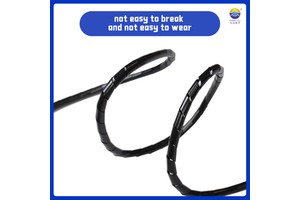 ZhongHe Flame Retardant Halogen-free Polyolefin Hydrocarbon PE Wrapped Tube Insulation Protection Wire Cable 600V