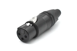 High Quality Professional PRATT Female 3 Pin Mini XLR Connector for Cable Connections