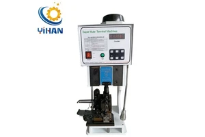 Semi-automatic Super Mute Electrical Cable Wire Harness Molex Terminal Crimping Applicator Machine