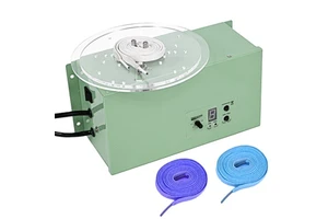 Automatic Electric Lace Ribbon Storoidal Winding Machine Flat Wire Flexible Tape Speed Wrapping Harness Cable Bundle
