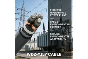Aluminum Cable WDZC-YJLY Low Smoke Zero Halogen Aluminum Core XLPE Insulated LSZH Jacket Power Cable for Power Grid Substation