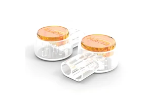 ZOERAX 100-Pack ABS Red/Yellow K1 K2 K3 Connector RJ45 RJ11 PC Wiring Ethernet Telephone Cable Cord Network Cable Terminal Wire