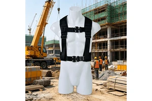 OEM ODM Polyester High Altitude Half Body Safety Harness For Construction Electric Maintenance Work