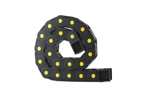 25 Series Plastic Flexible Wiring Tank Chain Nylon Bridge Drag Chain Cable Carrier for Laser Engraving and Cutting Machine