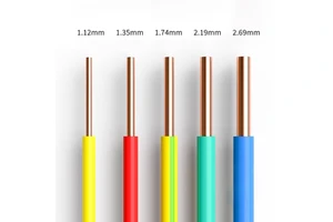 High Quality BV Building Wire 450-750V Solid Copper Core and PVC Insulation Electrical Cable for Construction