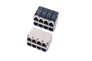 GLGNET Gold Filled Connector Cat8 rj45 connector Connectors RJ45 Connector Jack RJ45 Wall Socket Factory Wholesale Connectors