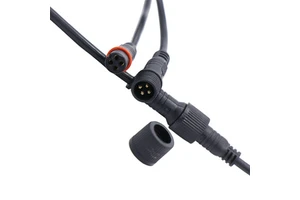 M12 Waterproof Cable Connector IP65/IP67/IP68 2Pin/3Pin/4Pin Wire with Copper Conductor and PVC Insulation
