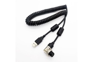 Spring USB GX16 M16 4 Pin Connector Aviation Cable Spiral GX16 M16 Wire Cable Coiled USB GX16 M16 4Pin Aviation Cable