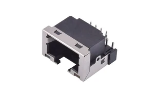 Shield RJ45 Jack Female Sunk 4.3mm Sink Type 8P8C RJ45 Connector with LED