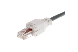 Male RJ45 Cat.6 Toolless Modular Connector 8p8c Cat6 Tool-less Connector